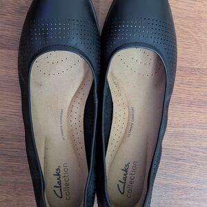 Clarks Black Loafers
